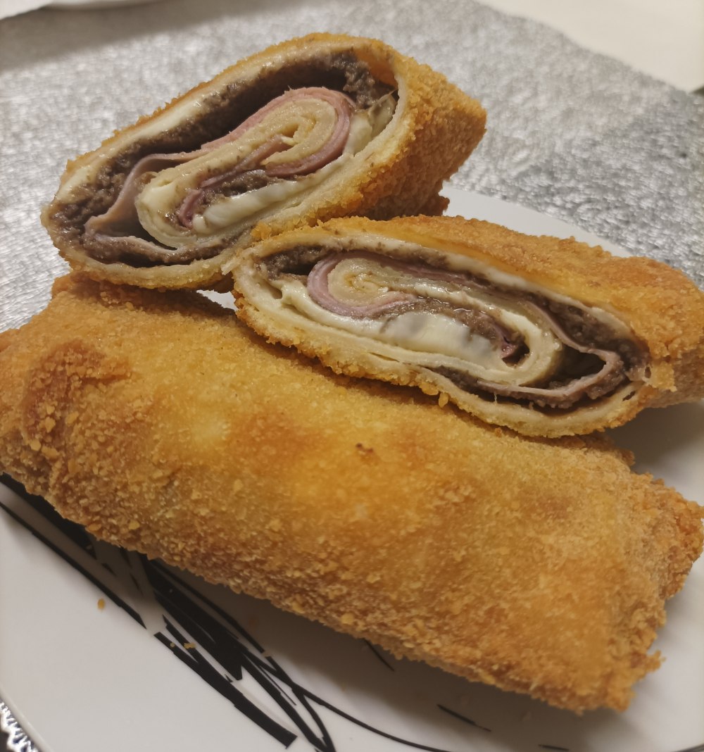 Schinken mit Champignoncreme Palatschinken